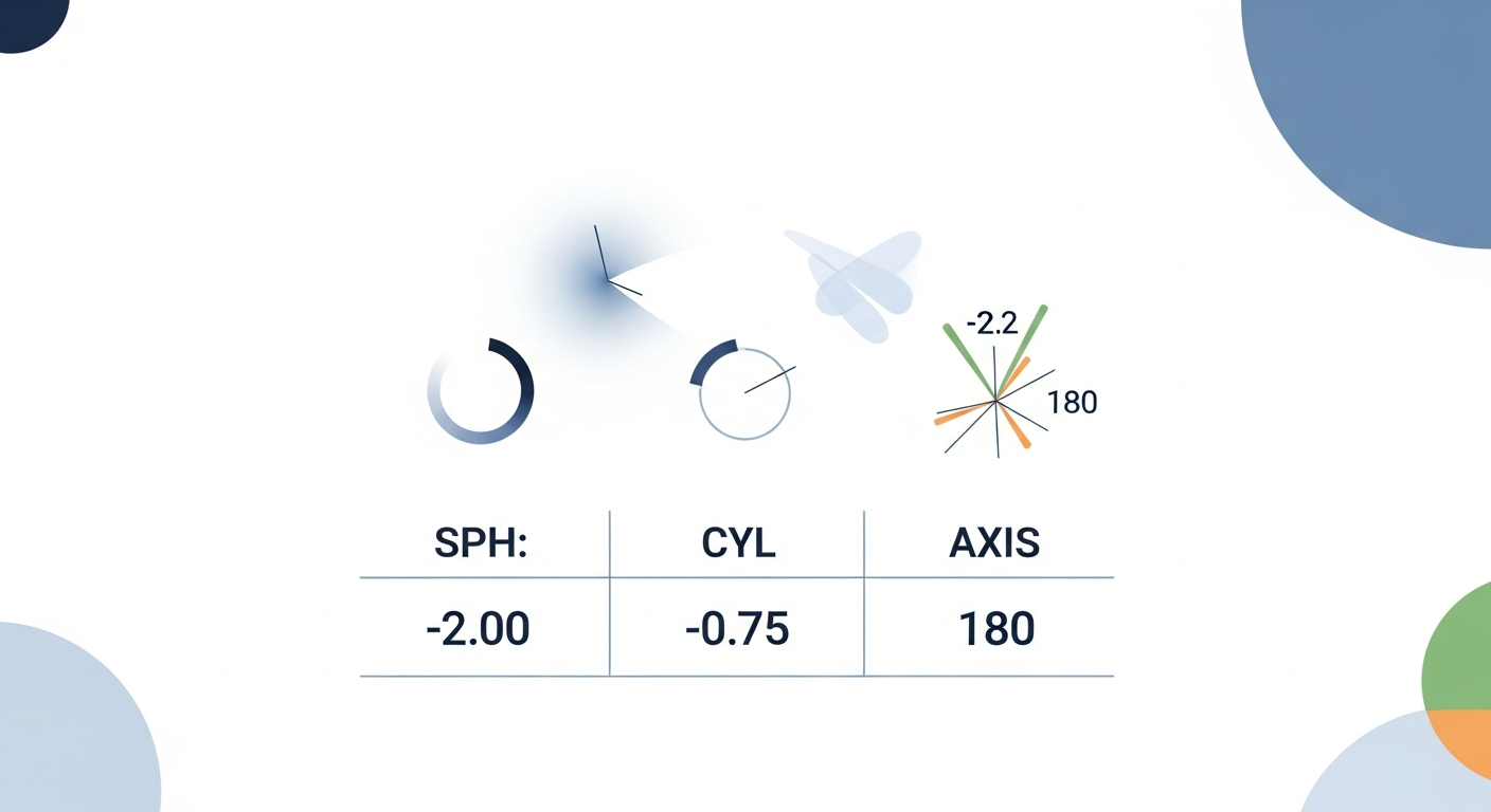 Reçetedeki Rakamlar ve Terimler Ne İfade Eder? (SPH, CYL, AXIS)