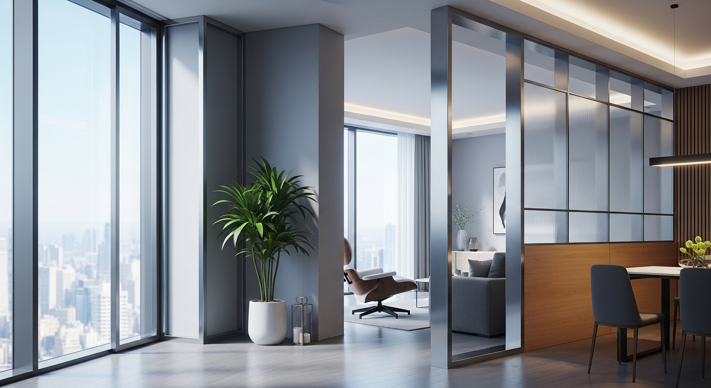 Estetik ve Modern Tasarımlarda Çelik Çerçeve Kullanımı