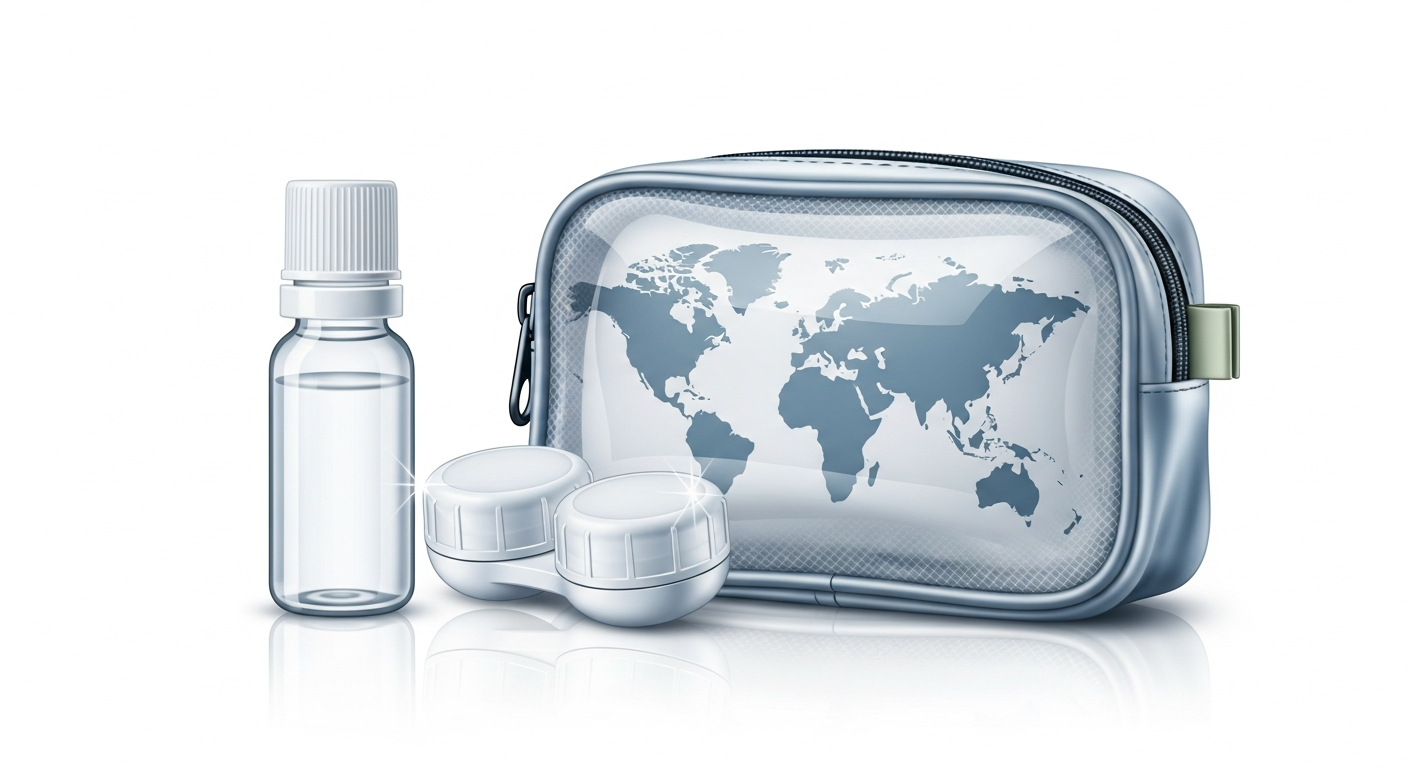 Seyahatlerde Lens Solüsyonu Güvenle Nasıl Taşınır?