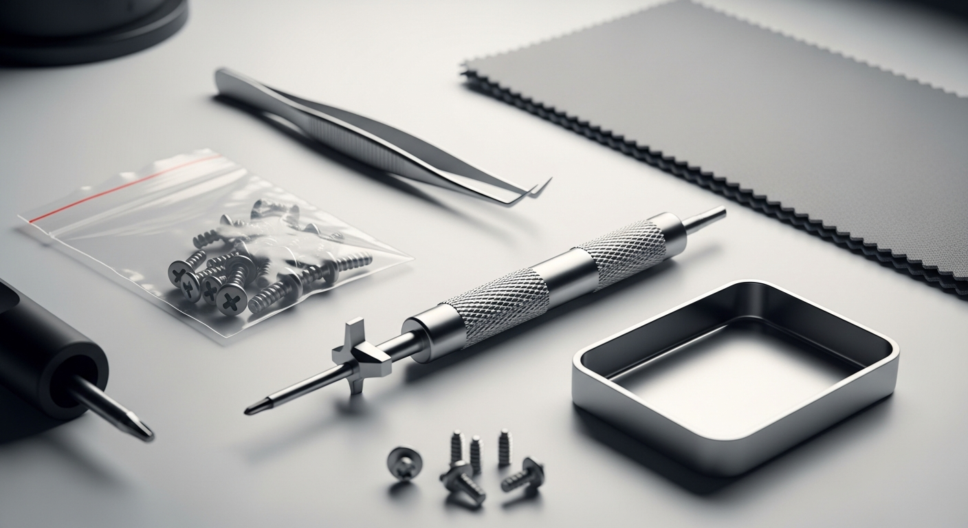 Gözlük Vidası Sıkmak İçin Gerekli Malzemeler