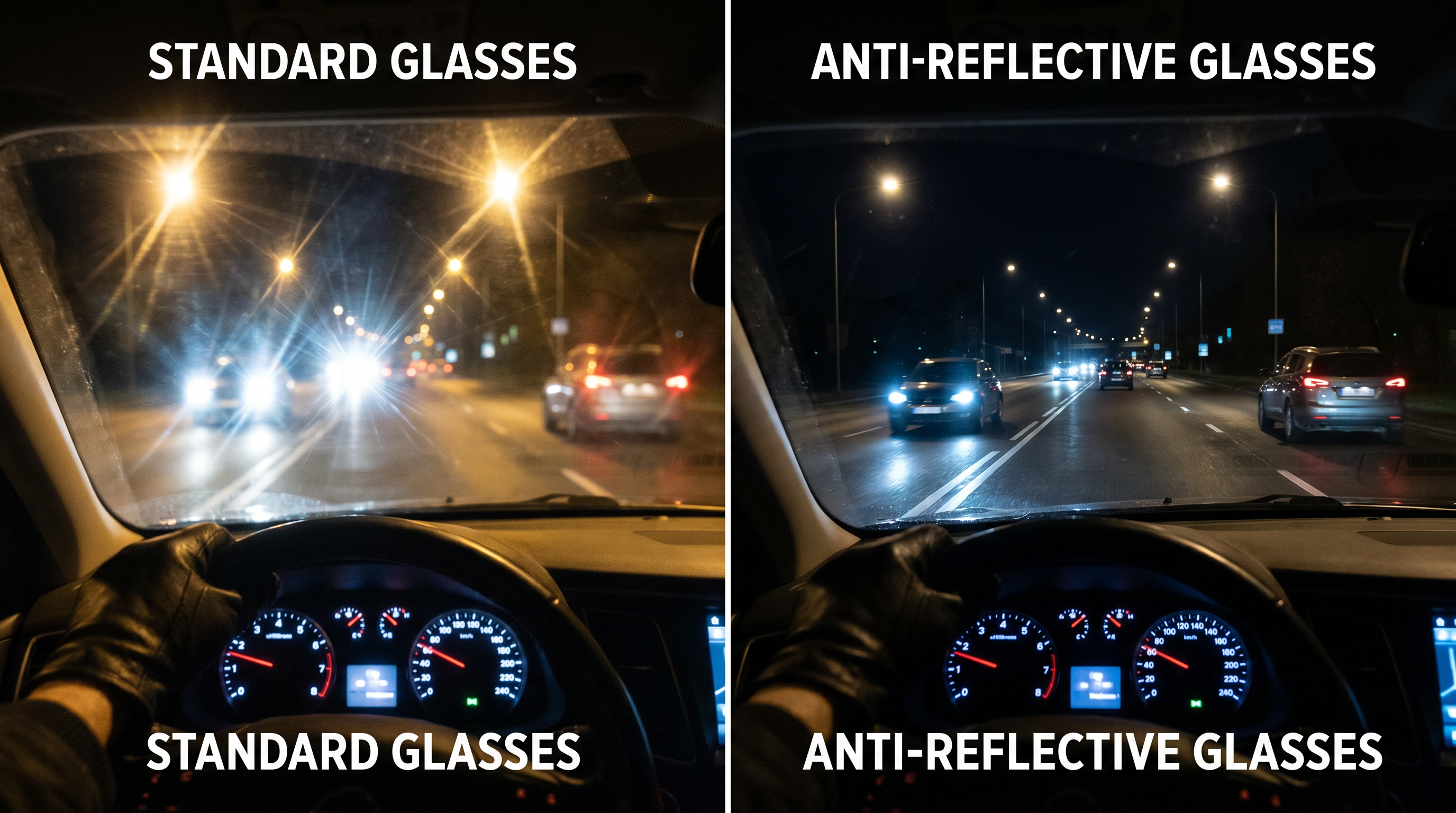 Standart Camlar ile Anti Refleks Camların Karşılaştırması