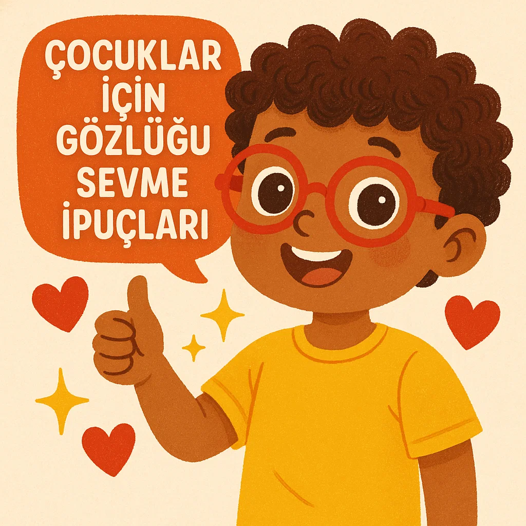 Çocukların gözlüğü sevmesi için ipuçları