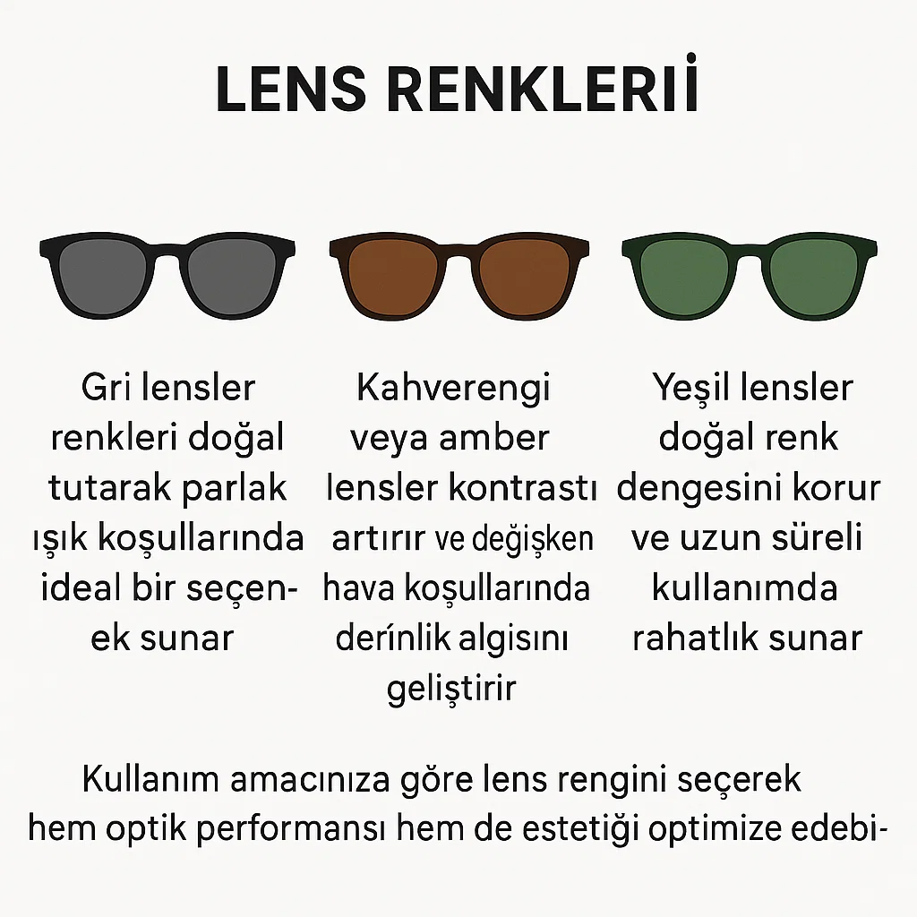 Gözlük lens renkleri