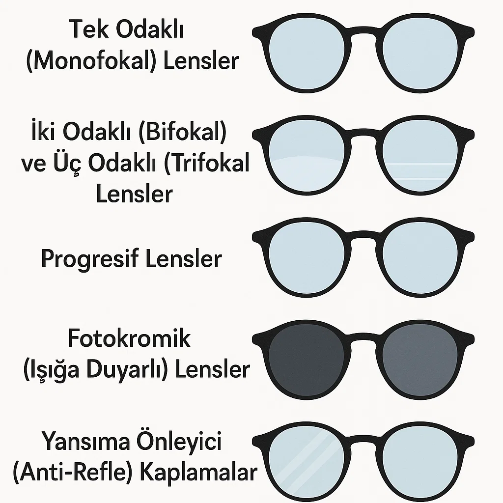 Gözlük Camı Çeşitleri