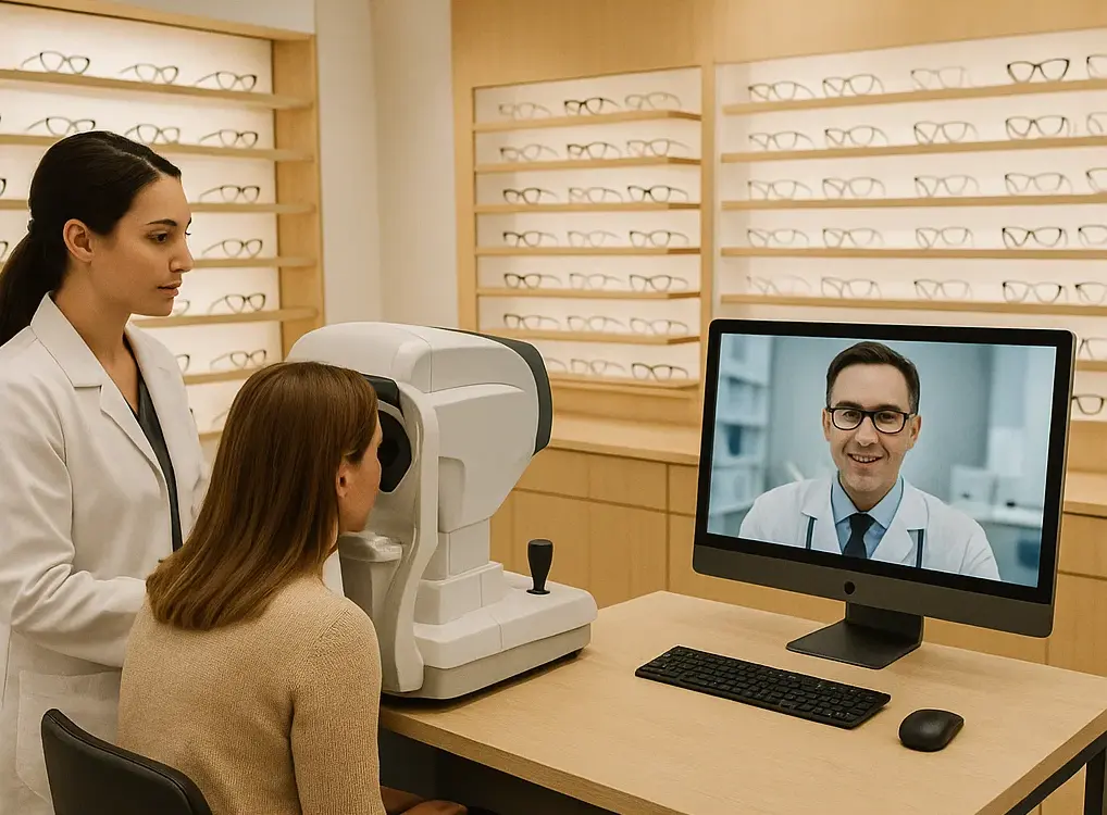 Optik uzaktan doktor tedavisi